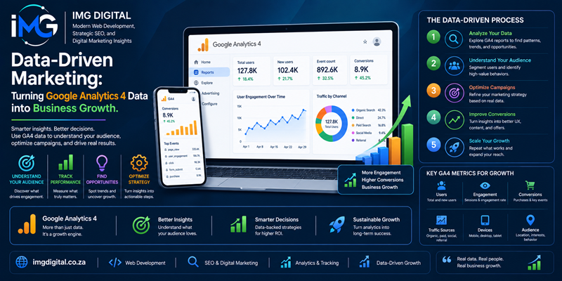 Data-Driven Marketing Turning Google Analytics 4 Data into Business Growth