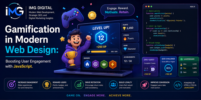 Gamification in Modern Web Design Boosting User Engagement with JavaScript