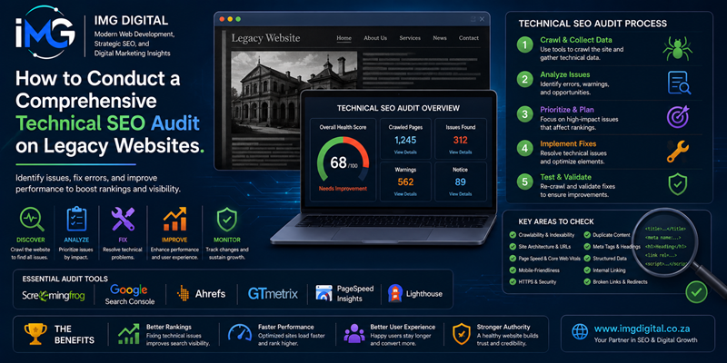 How to Conduct a Comprehensive Technical SEO Audit on Legacy Websites
