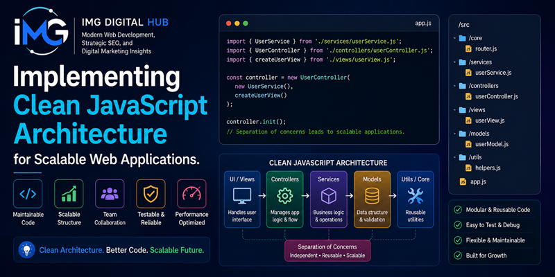 Implementing Clean JavaScript Architecture for Scalable Web Applications
