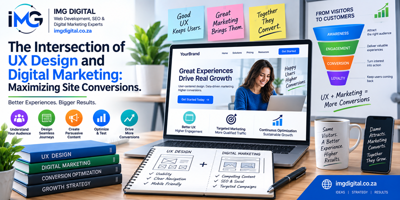 The Intersection of UX Design and Digital Marketing Maximizing Site Conversions